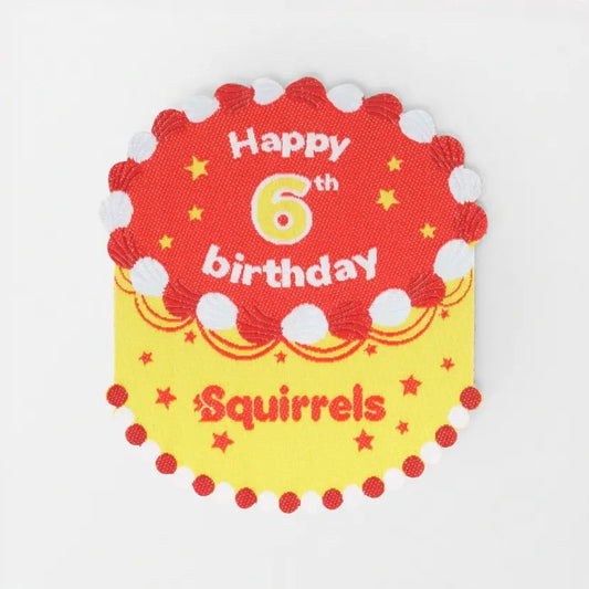 Happy 6th Birthday Blanket Badge