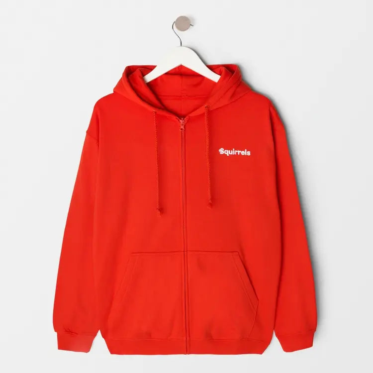 Squirrels 5th Birthday Celebration Zip Hoodie - Adult