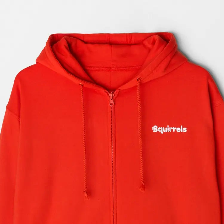 Squirrels 5th Birthday Celebration Zip Hoodie - Adult