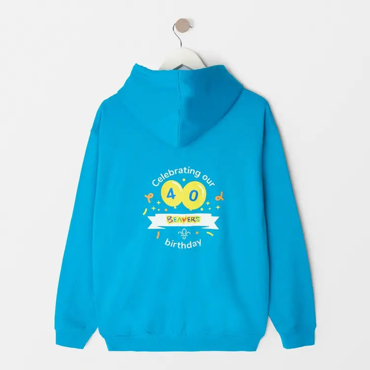 Beavers 40th Birthday Celebration Zip Hoodie - Adult