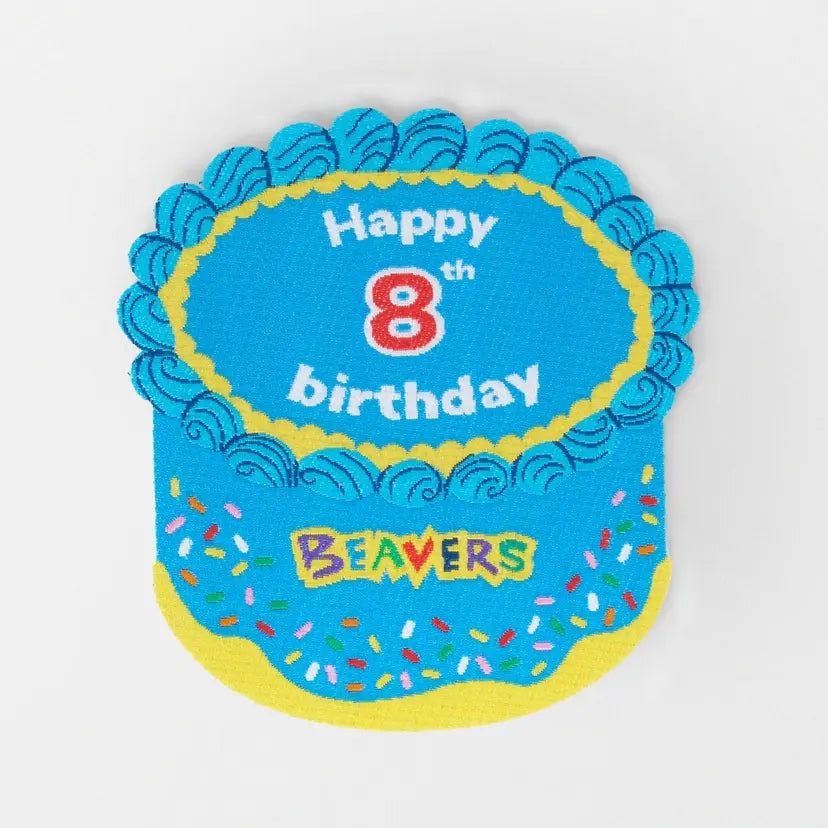 Happy 8th Birthday Blanket Badge