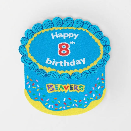 Happy 8th Birthday Blanket Badge