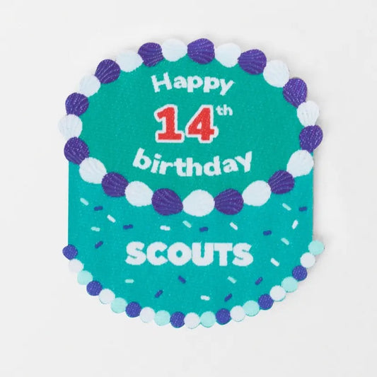 Happy 14th Birthday Blanket Badge