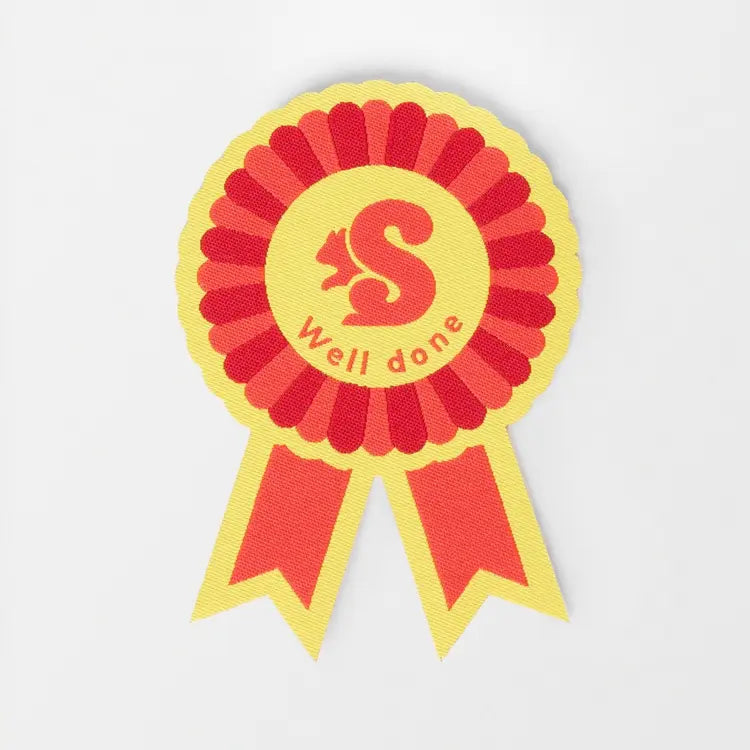 Squirrels Well Done Blanket Badge