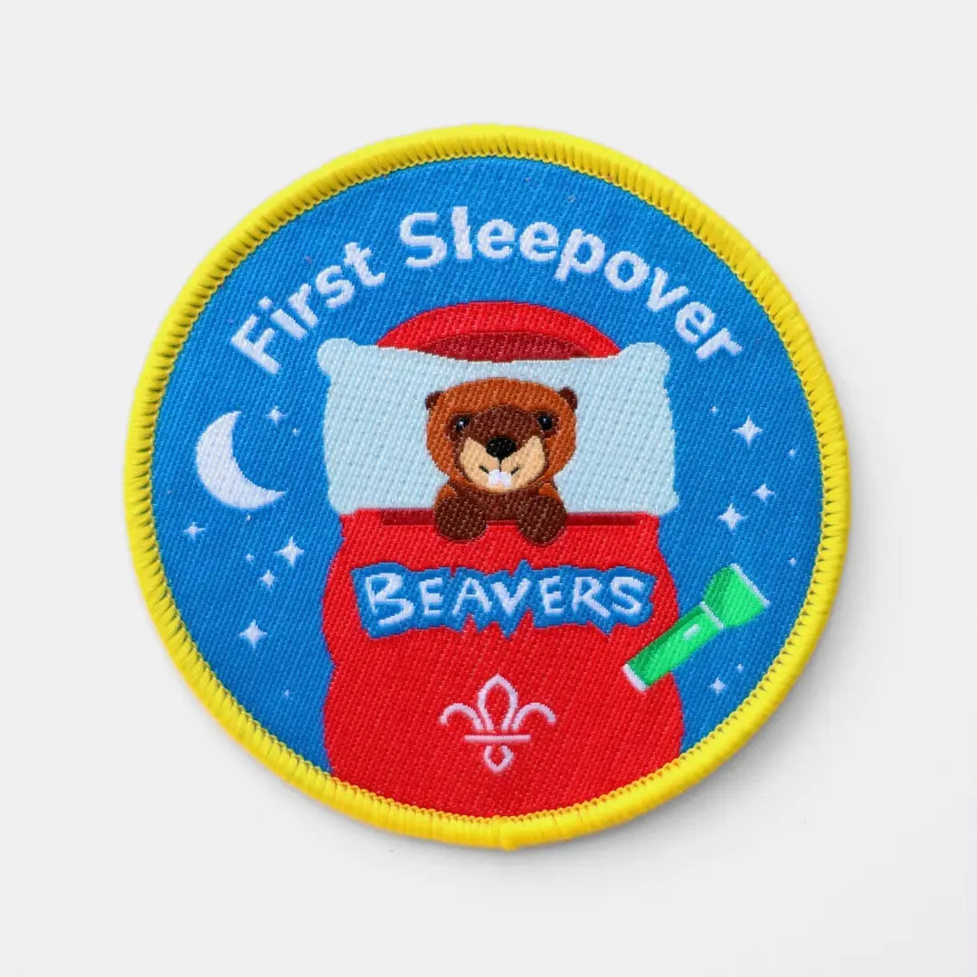 First Sleepover Beavers Blanket Badge