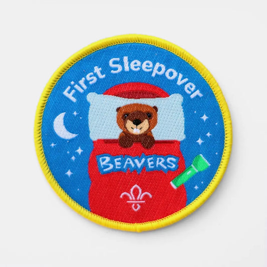First Sleepover Beavers Blanket Badge