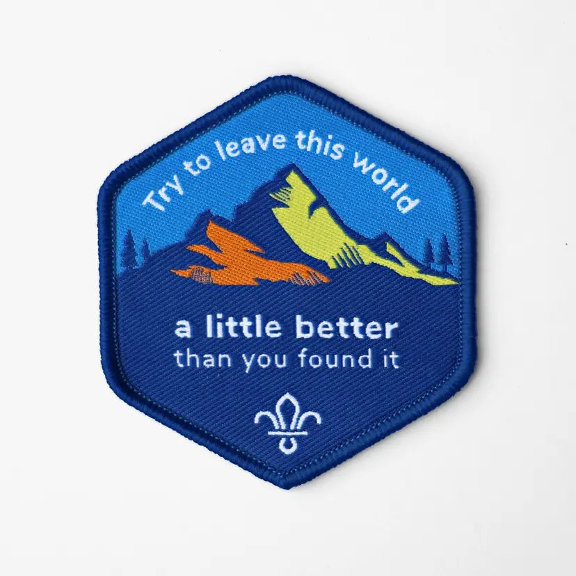 Leave the World a Better Place Blanket Badge