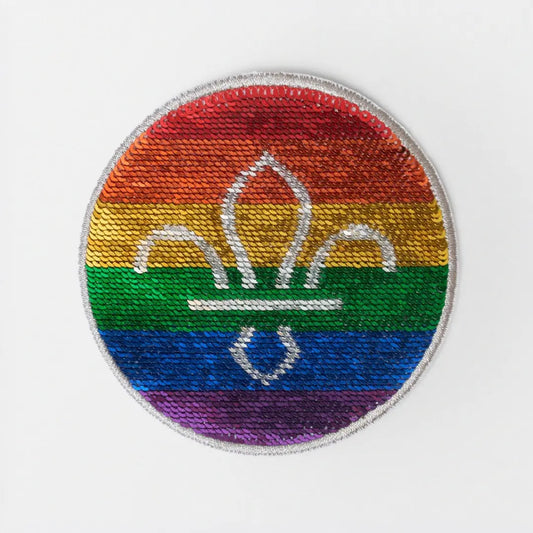 Scout Pride FDL Sequin Badge