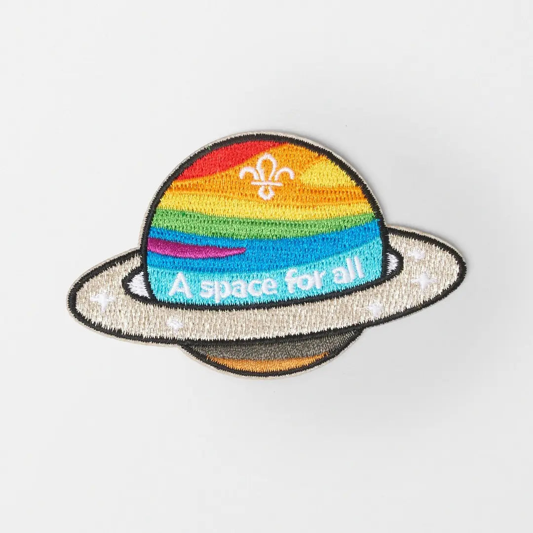 Scout Pride 'A Space for all' Blanket Badge