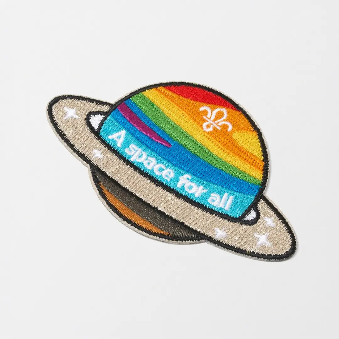 Scout Pride 'A Space for all' Blanket Badge