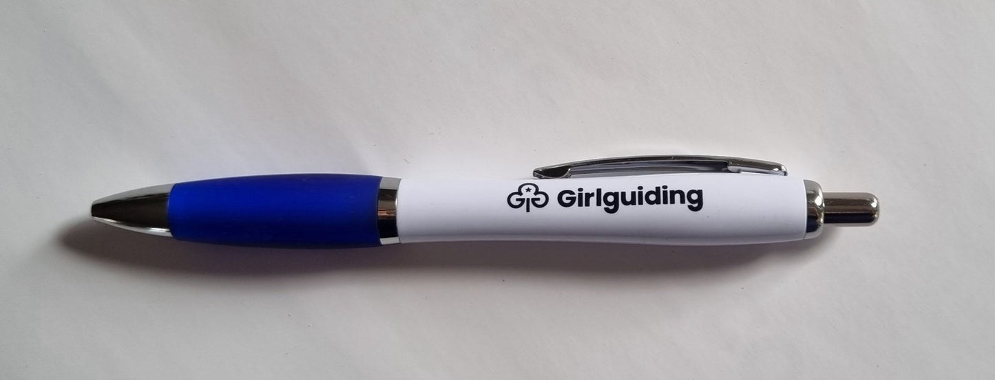 Girlguiding Navy and White Pen