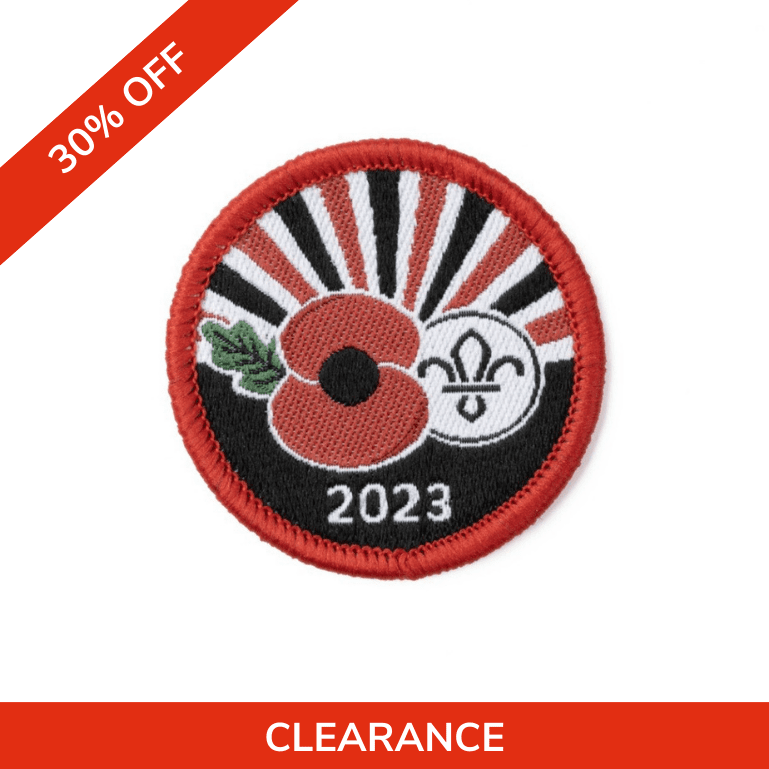 Poppy & Scouting Uniform Badge 2023