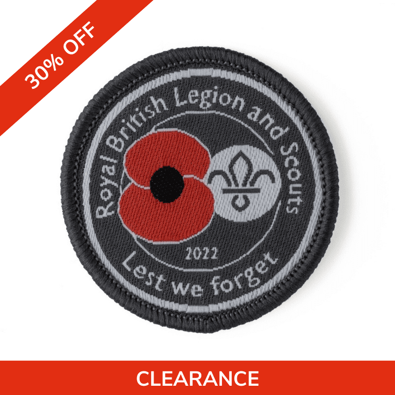 Poppy & Scouting Uniform Badge 2022