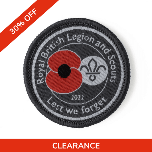 Poppy & Scouting Uniform Badge 2022
