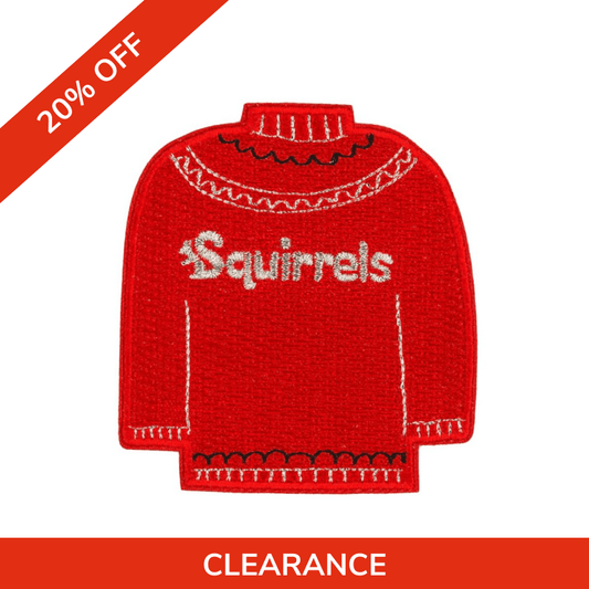 Squirrel Scouts Christmas Jumper Blanket Badge