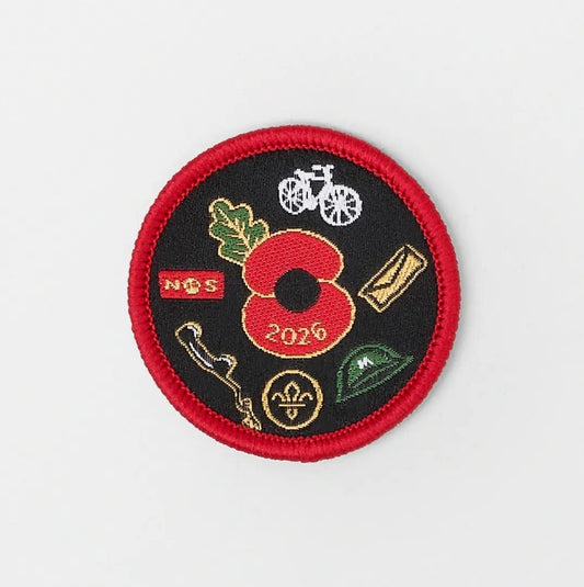 Poppy & Scouts Uniform Badge 2026