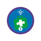 Emergency Aid Staged Activity Badge