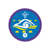 Swimmer Staged Activity Badge