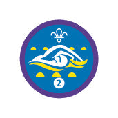 Swimmer Staged Activity Badge