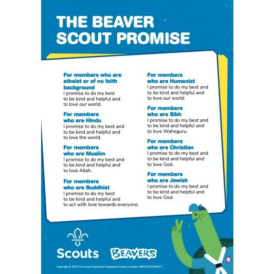 Promise Poster (Beavers) – Basingstoke Scout Shop