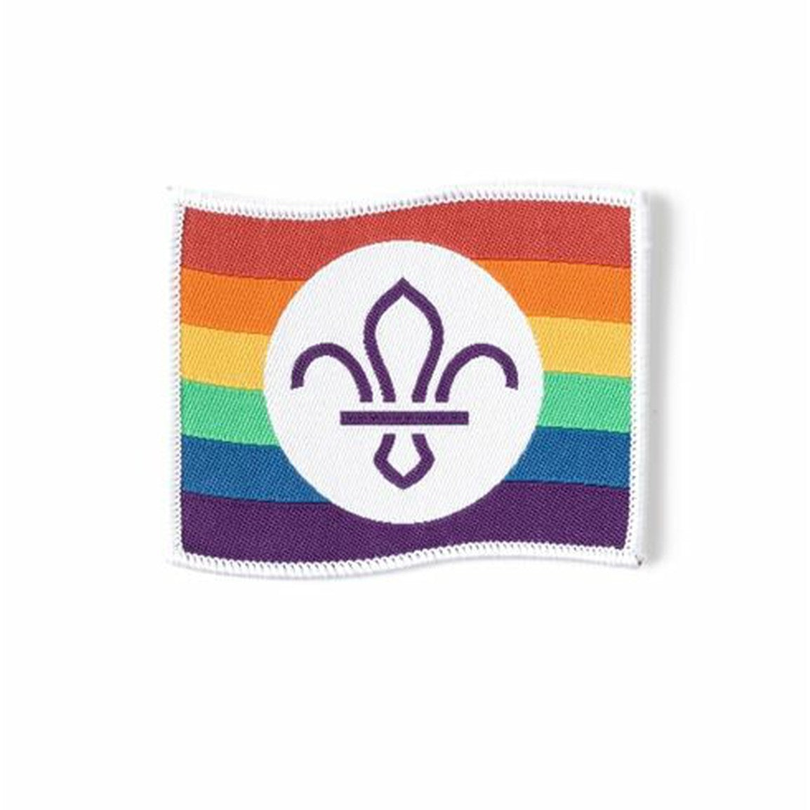 Scout Pride Woven Blanket Badge