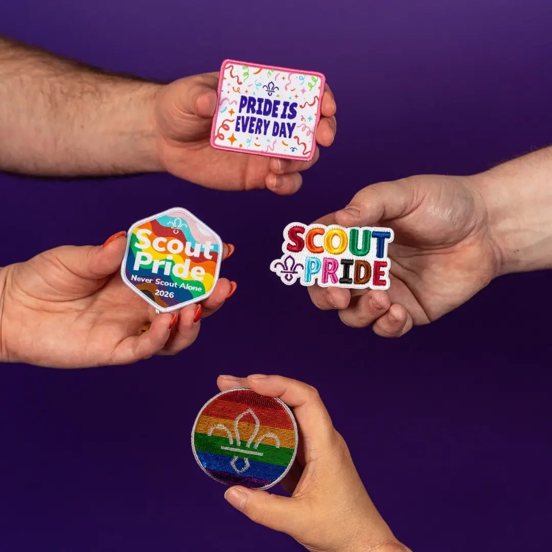 Scout Pride FDL Sequin Badge