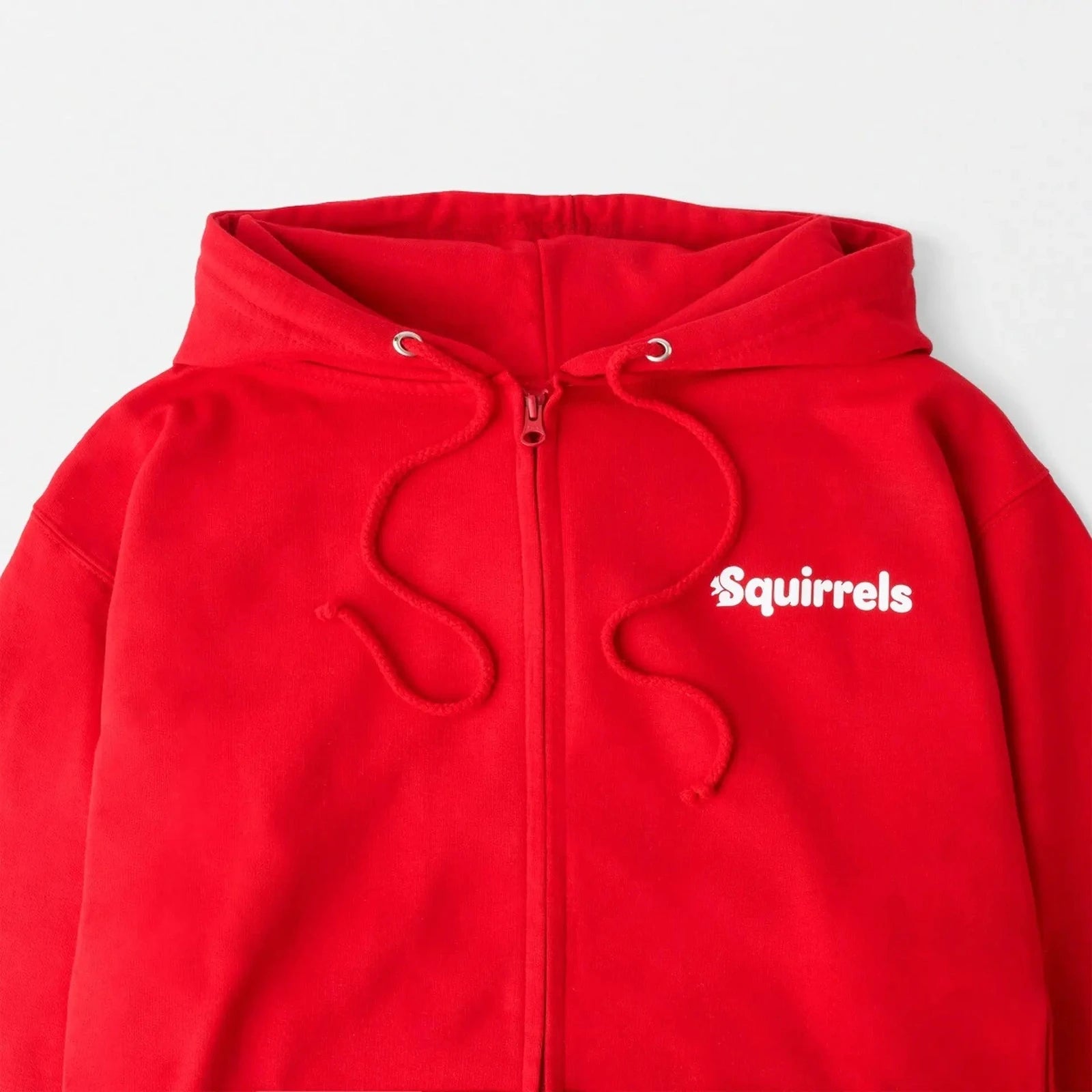Squirrels Zip-Up Hoodie - Tail Print