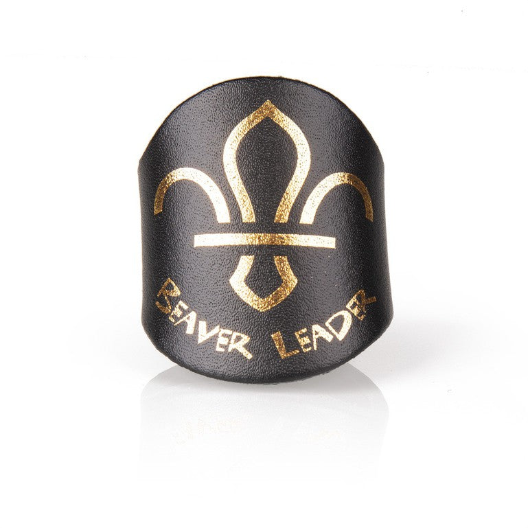 Beaver Scouts Leader Leather Woggle