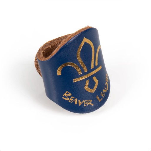 Beaver Scouts Leader Leather Woggle