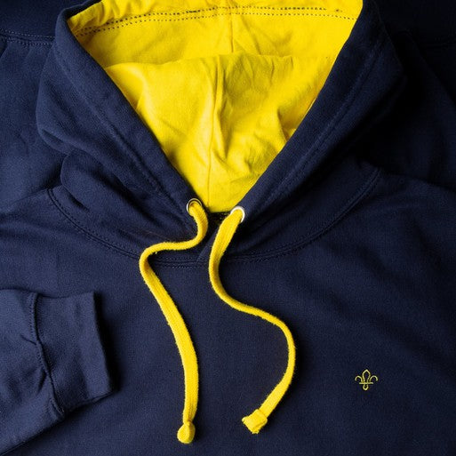 Fleur de Lis Scouts Brights Contrast Hoodie