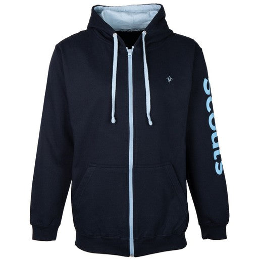 Fleur de Lis Brights Zip Through Hoodie