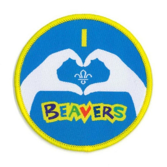 I Heart Beavers Fun Badge