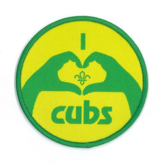 I Heart Cubs Fun Badge