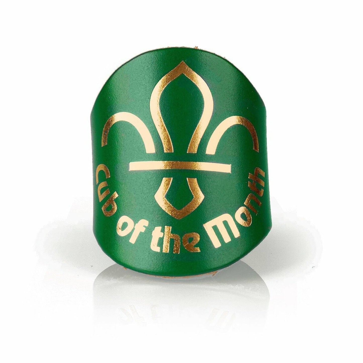Cub Scouts Cub of the Month Leather Woggle