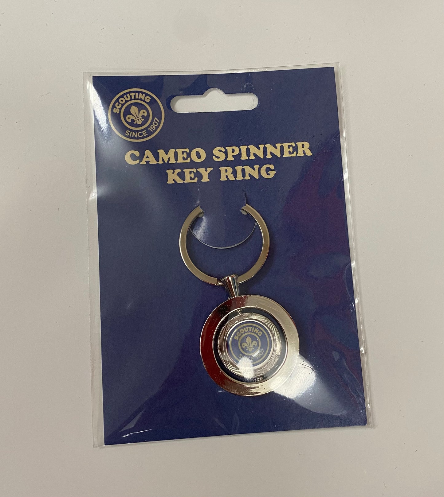 Cameo Spinner Key Ring