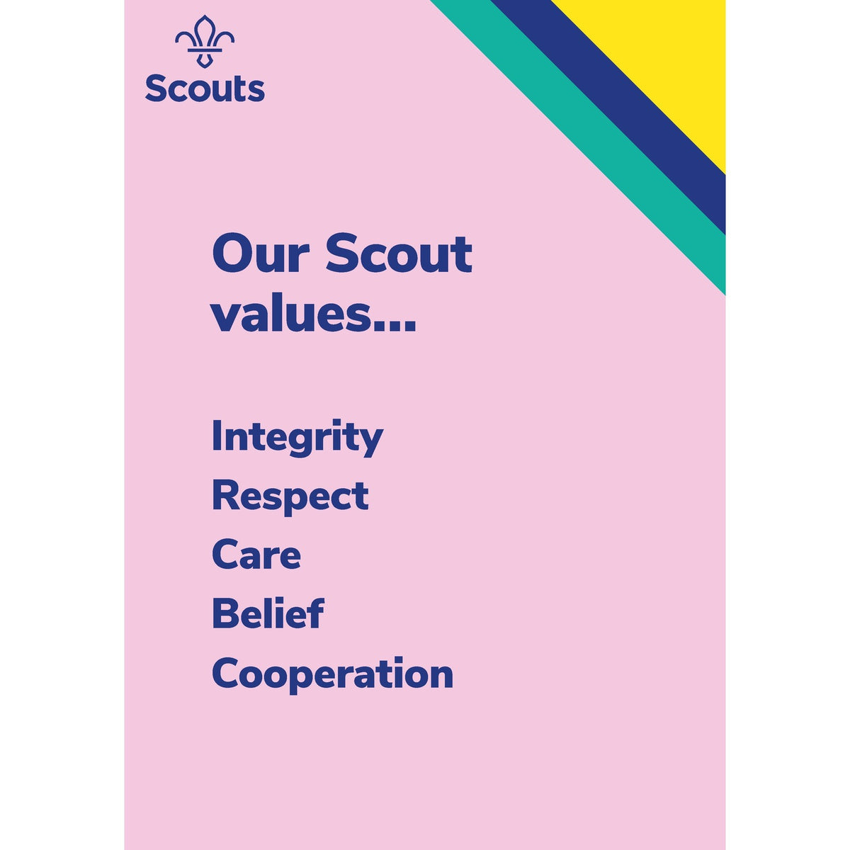 Google Scout Scout Values Posters – Basingstoke Scout Shop
