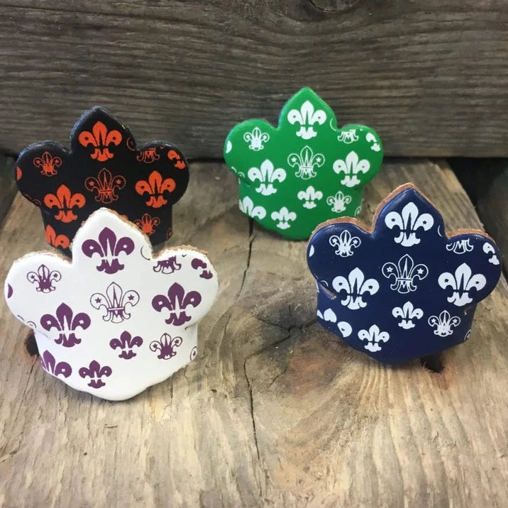 Fun Fluer De Lis Scout Woggle